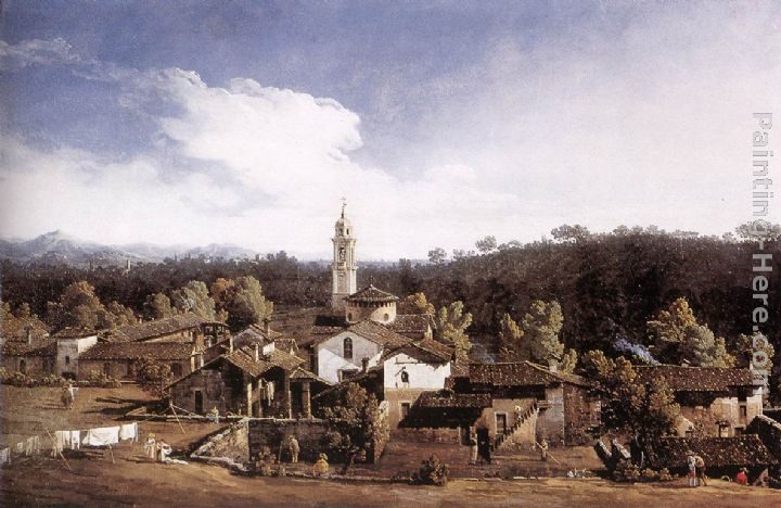 Bernardo Bellotto View of Gazzada near Varese